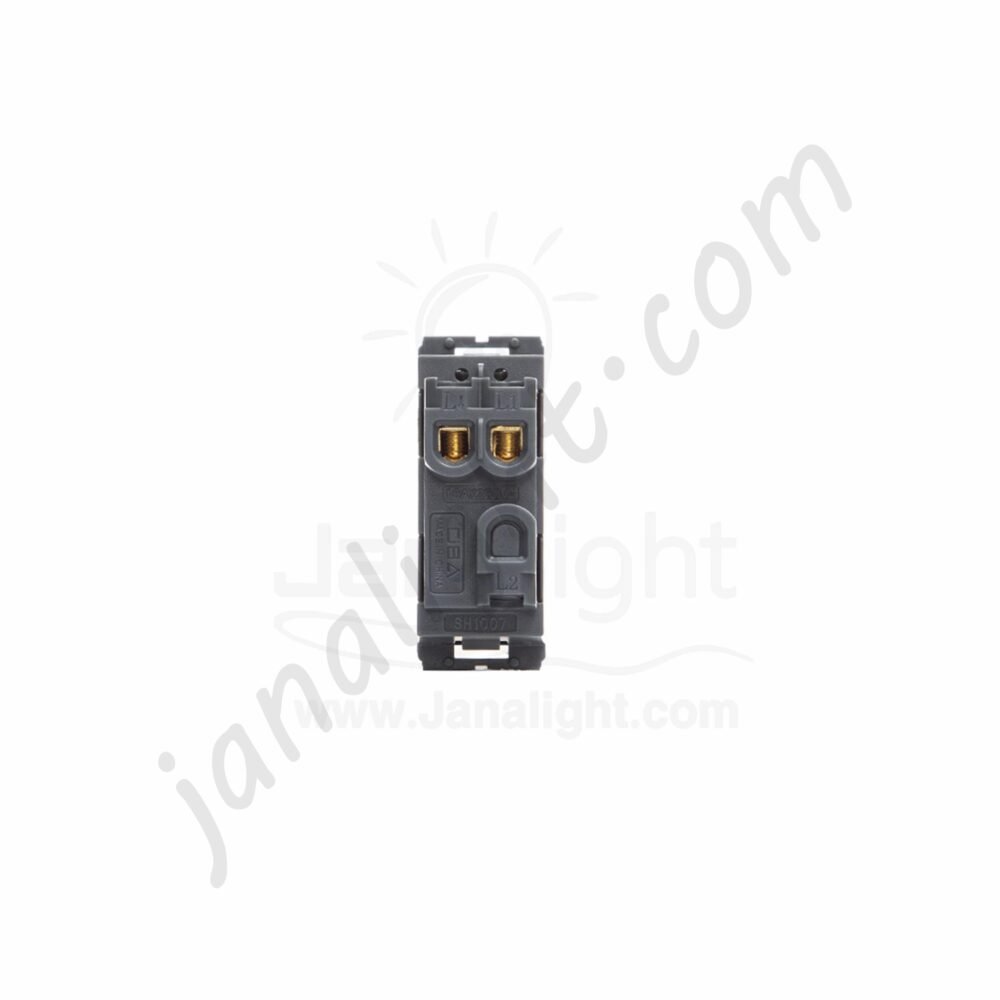 OSA زر جرس مفرد اسود osa bell switch black